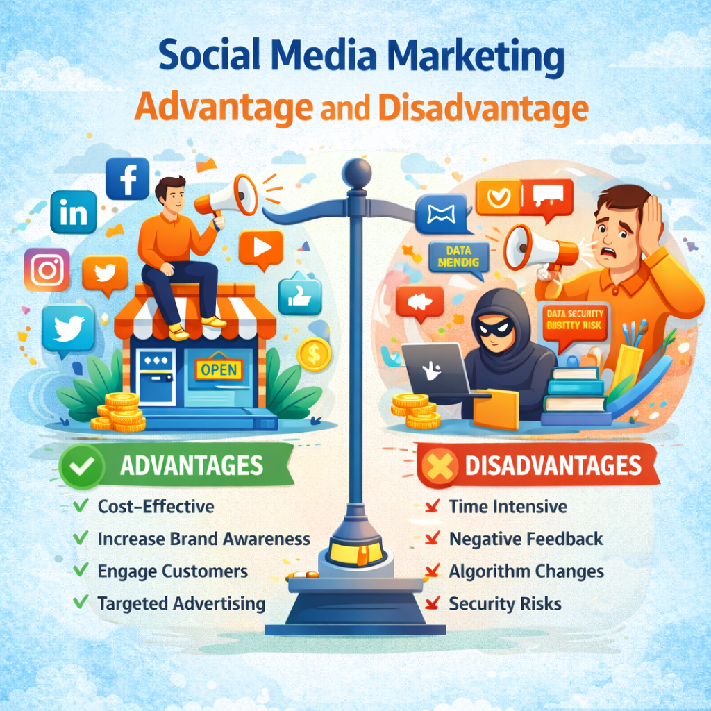 Social Media Marketing Advantage and Disadvantage